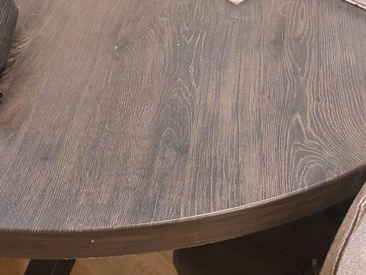 2 degelijke ronde tafels, Huis en Inrichting, Tafels | Eettafels, Gebruikt, 100 tot 150 cm, 100 tot 150 cm, Vier personen, Rond