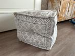 Xenos poef 40x40 cm zwart wit zware kwaliteit, Huis en Inrichting, Banken | Voetenbanken en Poefen, Ophalen of Verzenden, Zo goed als nieuw