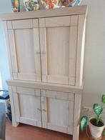 Blank eiken buffetkast, Ophalen, Gebruikt, 100 tot 150 cm, 200 cm of meer