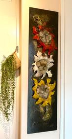 Apart Kunstwerk bloem op plank, Ophalen of Verzenden