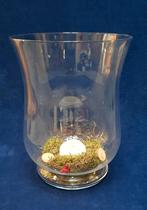 Groot Glazen windlicht 35 cm hoog, Ophalen of Verzenden, Nieuw