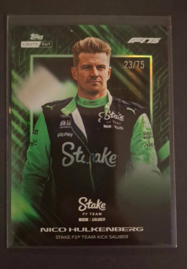 Topps light out/ finest hulkenberg, visa, gyanyu en stroll, Ophalen of Verzenden, Nieuw