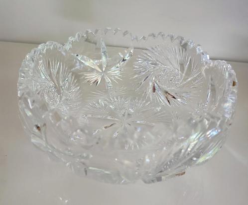 Zware vintage kristallen schaal – Bleikristall uit Duitsland, Antiek en Kunst, Antiek | Glas en Kristal, Ophalen of Verzenden
