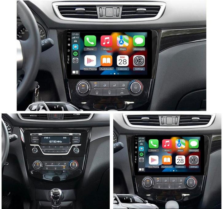 Nissan Autoradio – CarPlay & Android Auto + Camera, Auto diversen, Autoradio's, Nieuw, Ophalen of Verzenden