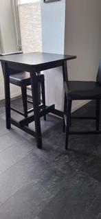 Bartafel en 2 barkrukken van IKEA, Huis en Inrichting, Ophalen, Zo goed als nieuw