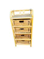 Vintage rotan ladekast ladenkast ladekastje jaren 70, Huis en Inrichting, Ophalen, Overige materialen, DeJuisteToon, Etten-Leur