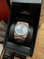 Tissot PRX 35mm - Lichtblauw, Sieraden, Tassen en Uiterlijk, Horloges | Heren, Staal, Staal, Polshorloge, Zo goed als nieuw
