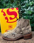 supergave vintage boots  python leer van Sendra maat 44