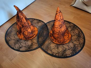 Halloween heksen muts 2 stuks  beschikbaar voor biedingen