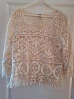 KANTEN TOP MAAT L NIEUW ROOM KLEUR, Ophalen of Verzenden, Nieuw, Roze, Lange mouw