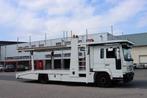 Volvo FL612 4X2 Tijhof 3-lader Autotransporter 286.000km, Navigatiesysteem, Wit, Grijs, Volvo