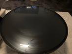 Ikea Ronde Zwarte Salontafel, Huis en Inrichting, Gebruikt, Rond, Glas, Minder dan 50 cm