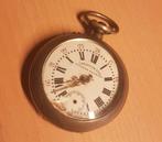 zakhorloge chemin de fer roskopf met gravering retro/vintage, Sieraden, Tassen en Uiterlijk, Antieke sieraden, Verzenden, Overige materialen