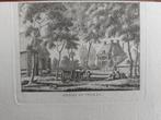 220 / Gezicht op Vuurst - Lage Vuursche Gravure uit 18e eeuw, Antiek en Kunst, Ophalen of Verzenden