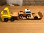 Houten Speelgoed Vrachtwagen met Oplegger, Ophalen, Gebruikt, Overige typen