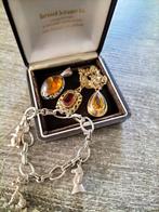 Juwelen doosje met sieraden., Sieraden, Tassen en Uiterlijk, Antieke sieraden, Ophalen of Verzenden, Goud, Armband
