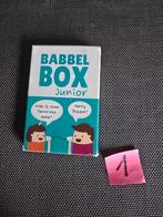 Babbel Box Junior kartspel, Vijf spelers of meer, Ophalen of Verzenden, Zo goed als nieuw, Identity Games