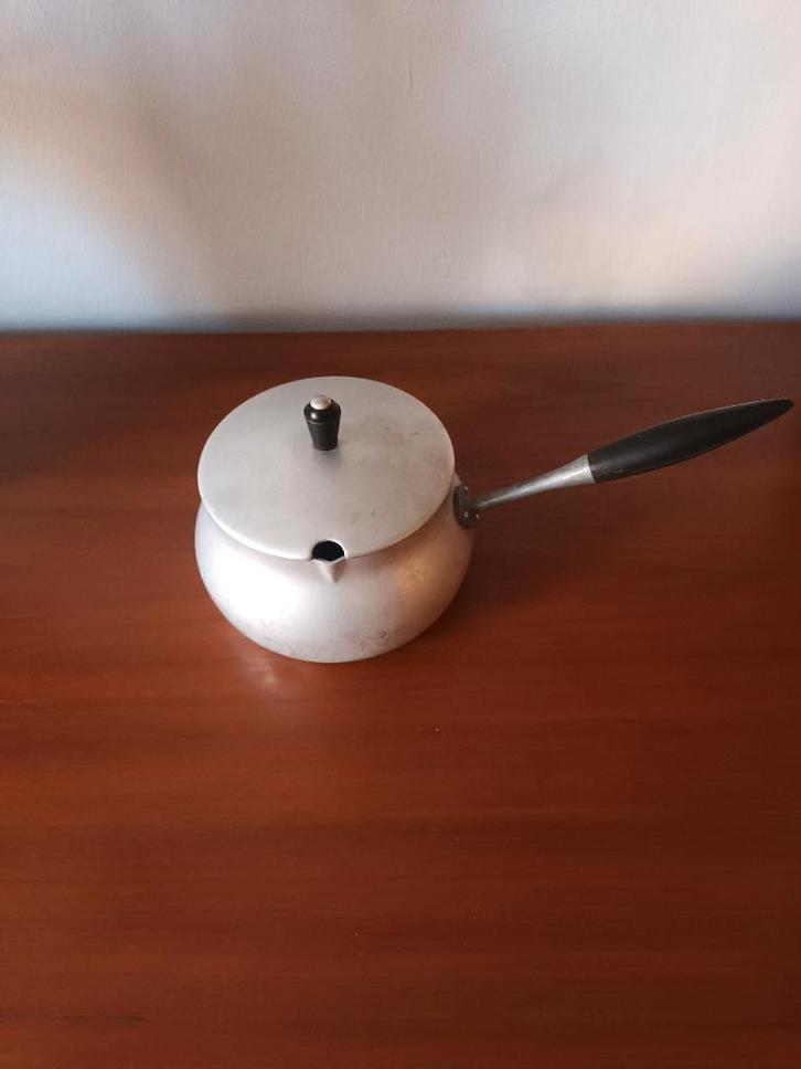 Fonduepan Aluminium Vintage, Antiek en Kunst, Curiosa en Brocante, Ophalen of Verzenden