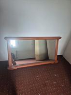 Spiegel met houten rand, Ophalen, Gebruikt, 100 tot 125 cm, Minder dan 100 cm