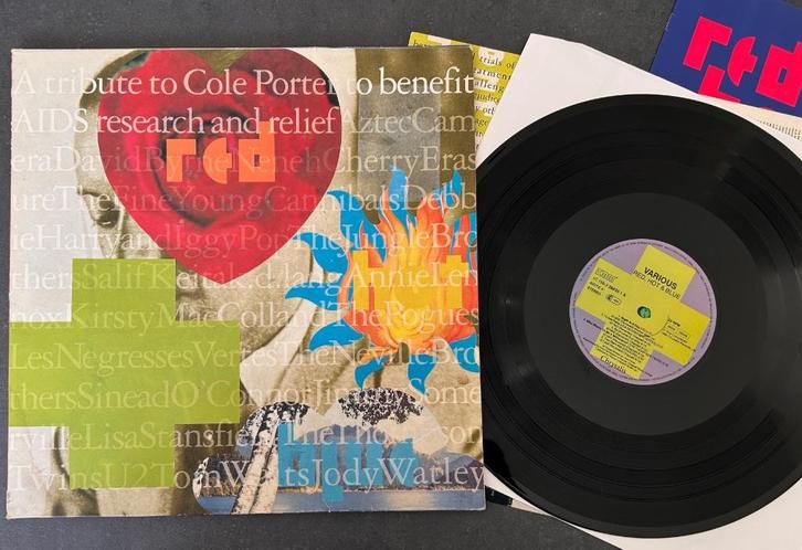 RED HOT 'N BLUE - (U2) - Songs of Cole Porter ( LP ), Cd's en Dvd's, Vinyl | Rock, Poprock, 12 inch, Ophalen of Verzenden