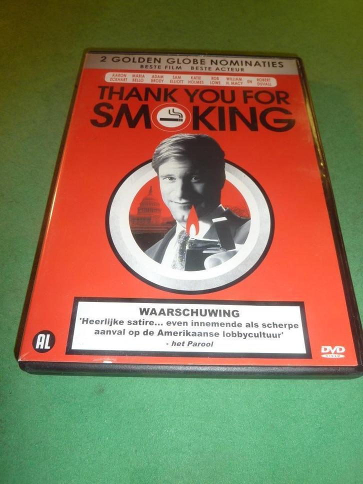 Thank you for smoking Jason Reitman dvd, Cd's en Dvd's, Dvd's | Filmhuis, Zo goed als nieuw, Overige gebieden, Alle leeftijden