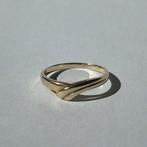 Wishbone ring 14k goud massief, Sieraden, Tassen en Uiterlijk, Ringen, Goud, Goud, 17 tot 18, Ophalen of Verzenden