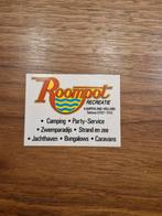 2612 Sticker Roompot Recreatie, Ophalen of Verzenden, Zo goed als nieuw