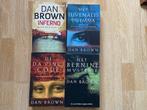 4 boeken Dan Brown, Ophalen of Verzenden, Zo goed als nieuw