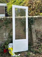 Buitendeur met glas, Doe-het-zelf en Verbouw, Deuren en Horren, Ophalen, Gebruikt, 80 tot 100 cm, 215 cm of meer