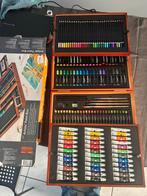 Schilderkoffer met Verf & Potloden, Hobby en Vrije tijd, Schilderen, Ophalen of Verzenden, Nieuw, Overige typen