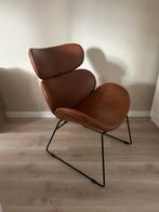 Stijlvolle fauteuil - Cognac, Huis en Inrichting, Fauteuils, Ophalen, Zo goed als nieuw, Minder dan 75 cm, 50 tot 75 cm