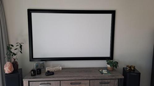 Projectiescherm in frame, 72 inch, Audio, Tv en Foto, Projectieschermen, Gebruikt, Ophalen