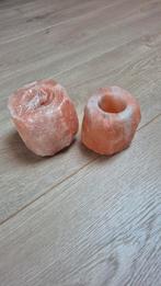 Himalaya zout waxinelicht houder, Ophalen, Zo goed als nieuw, Overige materialen, Minder dan 25 cm