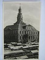 X20 Maastricht - Stadhuis, markt - 1947, 1940 tot 1960, Gelopen, Limburg, Verzenden