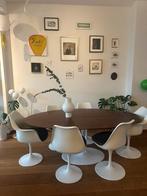 Ovale domini design Tulip eettafel, Ophalen of Verzenden, Zo goed als nieuw, Tulip, Minder dan 4 stoelen