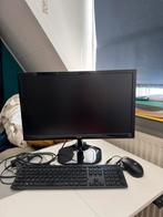 Monitor met tastatur en muis, Ophalen, Zo goed als nieuw