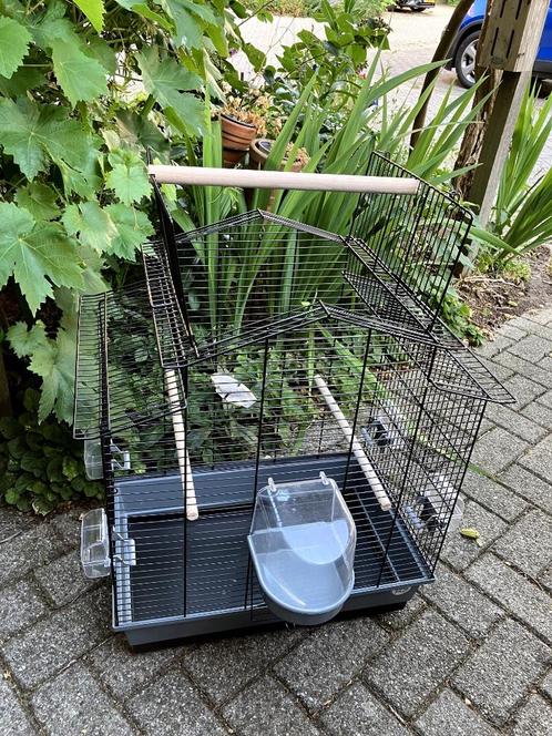 vogelkooi kanarie, Dieren en Toebehoren, Vogels | Hokken en Kooien, Zo goed als nieuw, Vogelkooi, Metaal, Ophalen