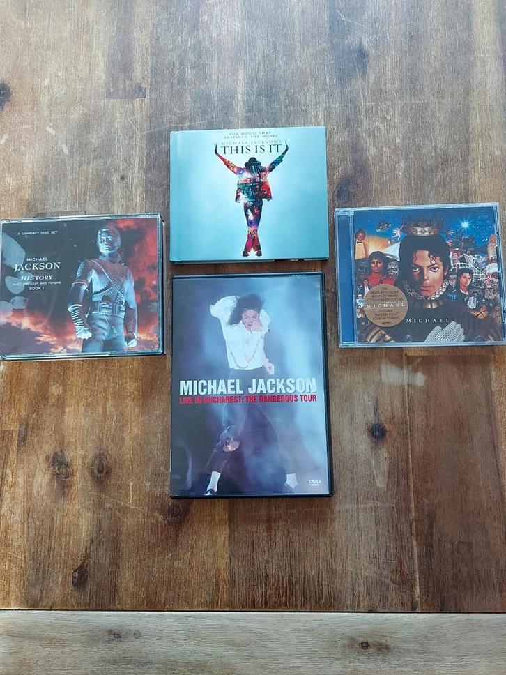 Collectie van Michael Jackson CD's en DVD. Bevat onder ander, Cd's en Dvd's, Cd's | Dance en House, Zo goed als nieuw, Ophalen of Verzenden