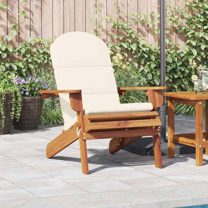 Tuinstoel Adirondack met kussens €115, Tuin en Terras, Tuinmeubel-accessoires, Nieuw, Ophalen of Verzenden