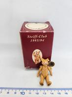 Steiff Club Dicky Teddybeer Tin Miniatuur vintage 93-94, Overige typen, Ophalen of Verzenden, Zo goed als nieuw