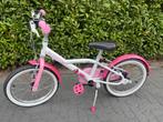BTWIN Kinderfiets 16 inch Roze 4-6 jaar, Fietsen en Brommers, Fietsen | Meisjes, Ophalen, Gebruikt, Handrem, BTWIN