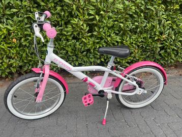 BTWIN Kinderfiets 16 inch Roze 4-6 jaar beschikbaar voor biedingen