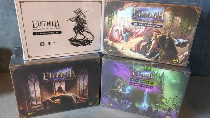 Euthia: Torment of Resurrection ALL-IN pledge, Hobby en Vrije tijd, Gezelschapsspellen | Bordspellen, Nieuw, Een of twee spelers
