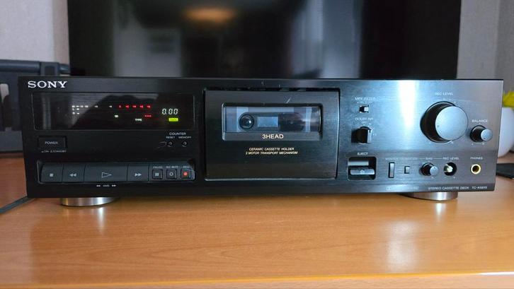 Sony TC-K561S Cassettedeck, Audio, Tv en Foto, Cassettedecks, Enkel, Sony, Tiptoetsen, Tape counter, Ophalen of Verzenden