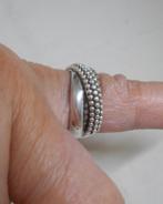 Zilveren Ti Sento ring 1973SB maat 17.25 nr.2356, Sieraden, Tassen en Uiterlijk, Ringen, Verzenden, Zo goed als nieuw, 17 tot 18