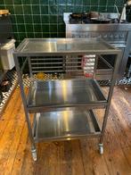 Ikea roestvrij staal roltafel, Ophalen, Gebruikt, Rvs of Chroom