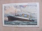 Holland - America line, Maiden Trip 1938, Ophalen of Verzenden, Zo goed als nieuw, Motorboot, Kaart, Foto of Prent