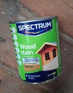 Spectrum wood stain, light oak, houtbeits, Doe-het-zelf en Verbouw, Wit, Ophalen of Verzenden, Minder dan 5 liter, Verf