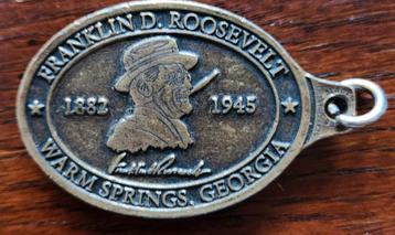 Vintage FDR Sleutelhanger - Warm Springs beschikbaar voor biedingen