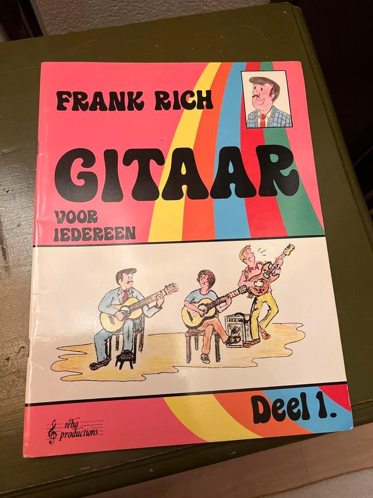 Frank Rich Gitaar voor Iedereen Deel 1 - Nieuw!, Muziek en Instrumenten, Bladmuziek, Nieuw, Les of Cursus, Overige genres, Gitaar
